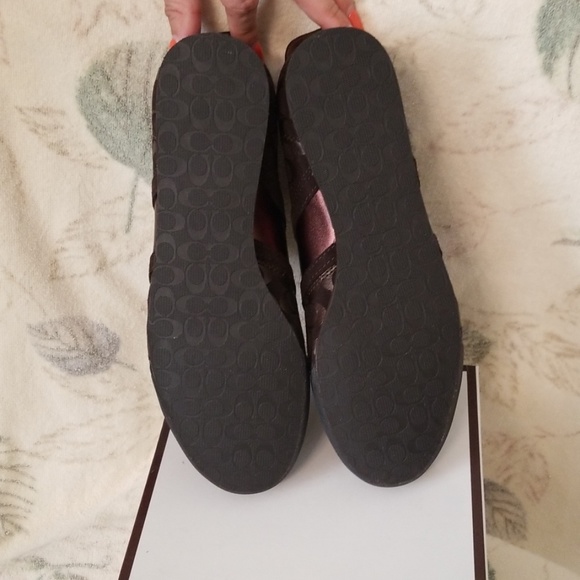 Coach Brown Signature Sneakers NWT - Picture 4 of 5
